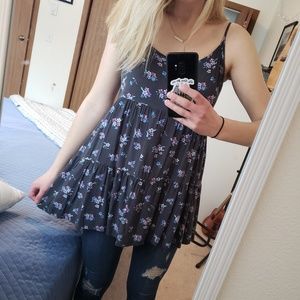 Floral American Eagle tank top